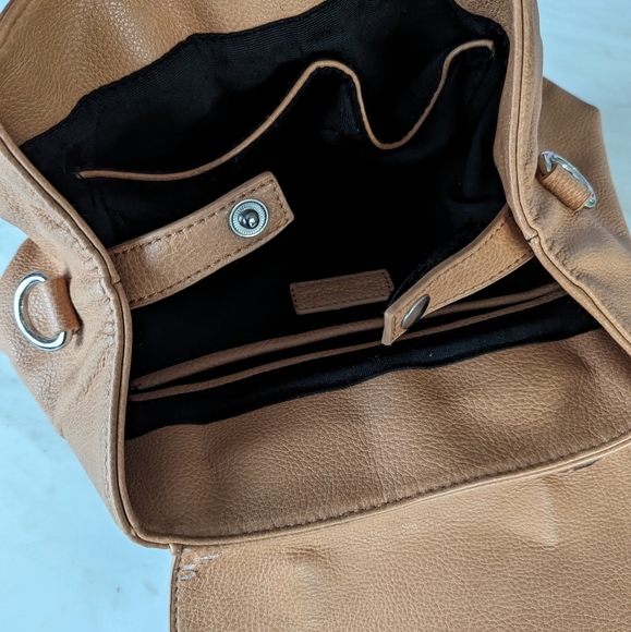 Free People Tan Leather Backpack - Picture 4 of 11